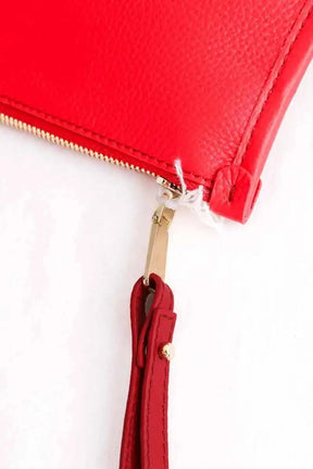 Pochette Lancel Rouge en Cuir