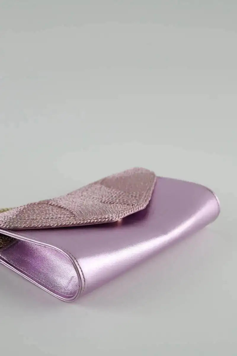 Pochette LK Bennett Giana Rose en Cuir verni