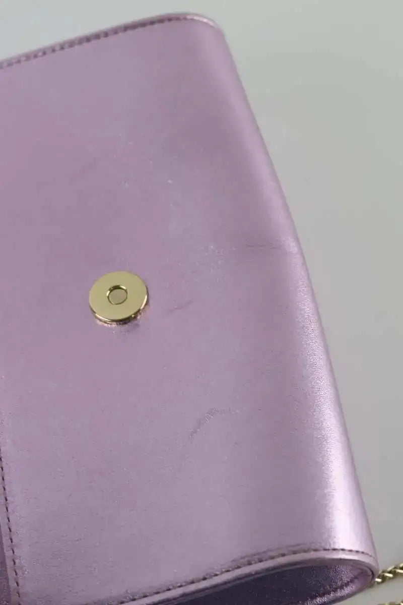 Pochette LK Bennett Giana Rose en Cuir verni