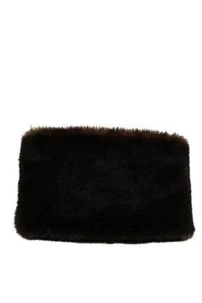 Pochette Loulou de Saison Marron en Fourrure - Seconde Main