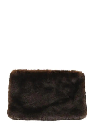 Pochette Loulou de Saison Marron en Fourrure - Seconde Main