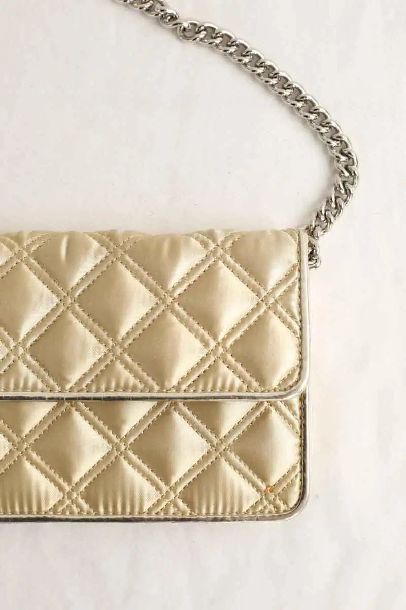 Pochette Marc Jacobs Doré en Tissu