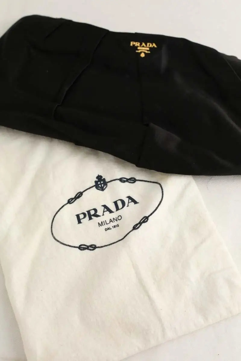 Pochette Prada Noir en Tissu