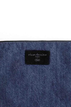 Pochette Rive Droite Paris Bleu en Coton