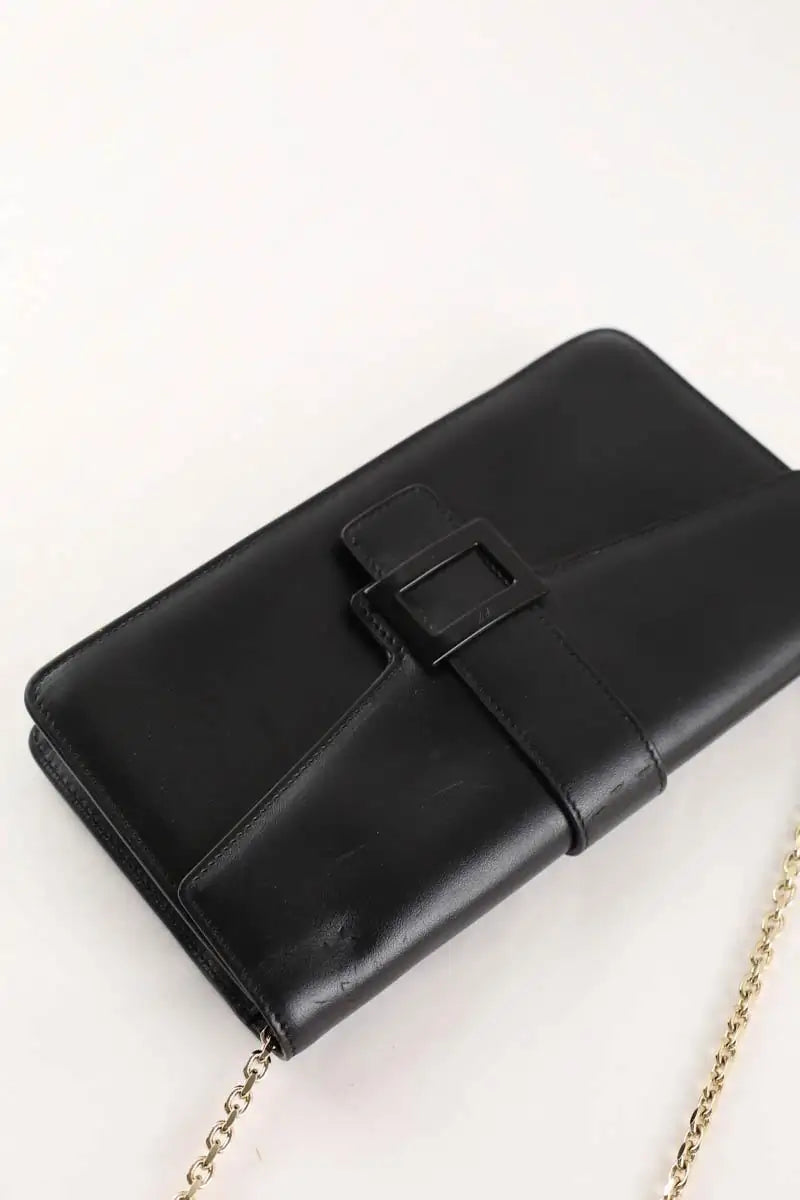 Pochette Roger Vivier Belle vivier Noir en Cuir