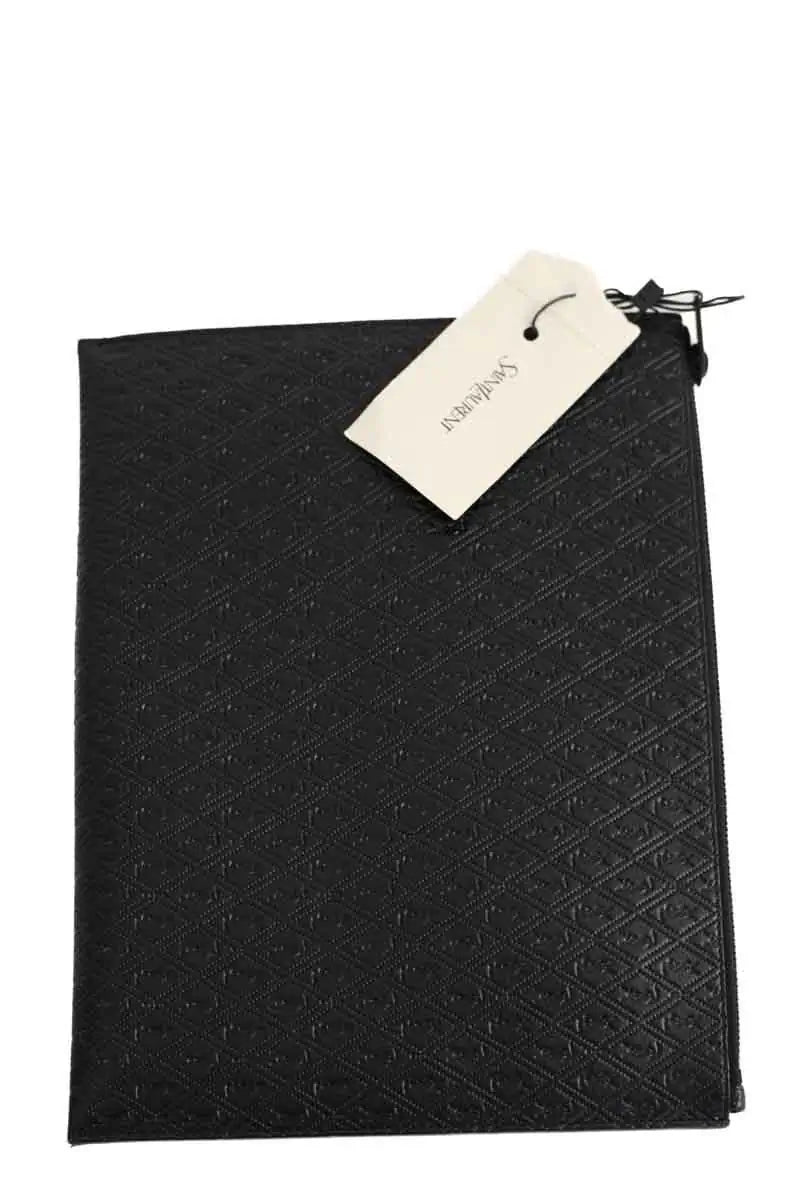 Pochette Saint Laurent Noir en Cuir