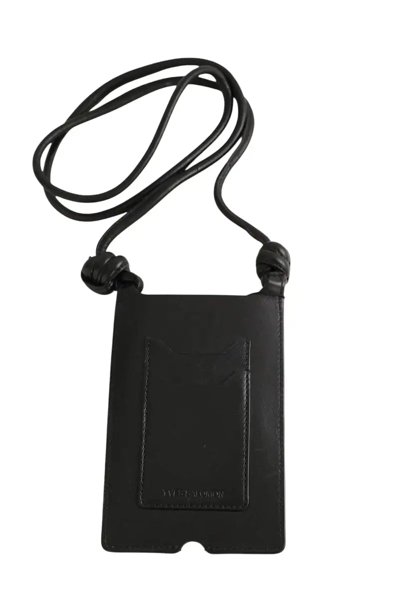 Pochette Salomon Noir en Cuir - Seconde Main