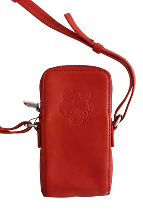 Pochette téléphone Kenzo Rouge en Cuir - Seconde Main