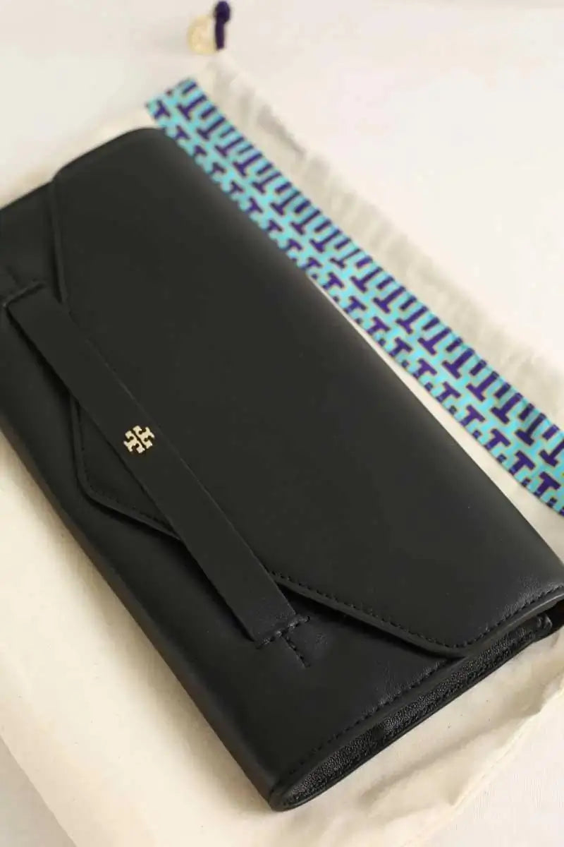 Pochette Tory Burch Noir en Cuir