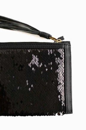 Pochette Tory Burch Noir en Paillettes