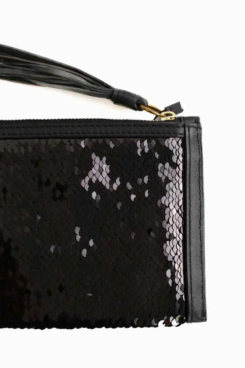 Pochette Tory Burch Noir en Paillettes