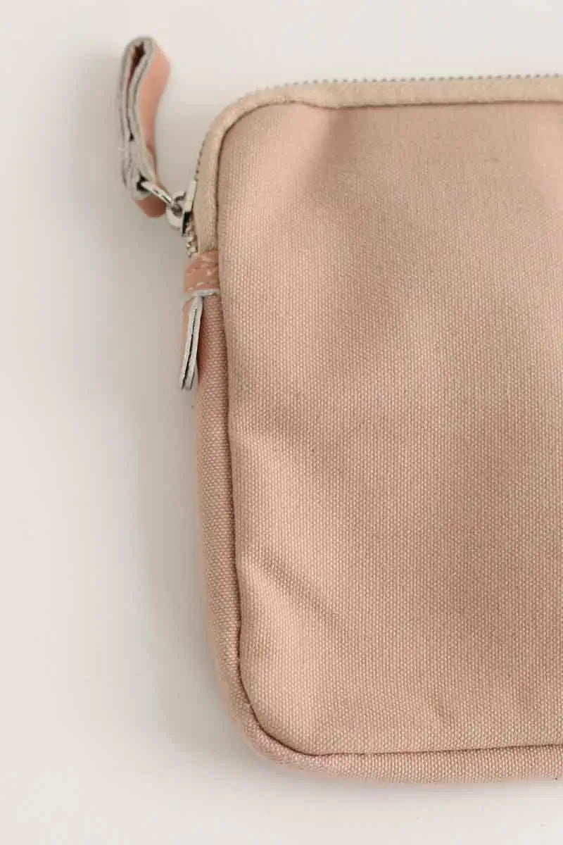 Pochette Vanessa Bruno Rose en Coton
