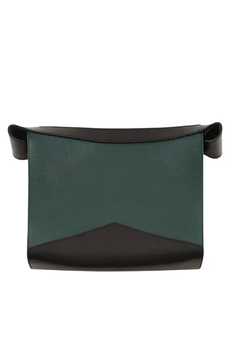 Pochette Walter Steiger Vert en Cuir - Seconde Main