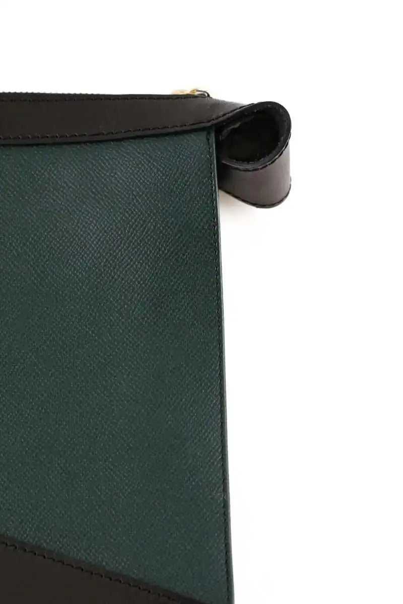 Pochette Walter Steiger Vert en Cuir