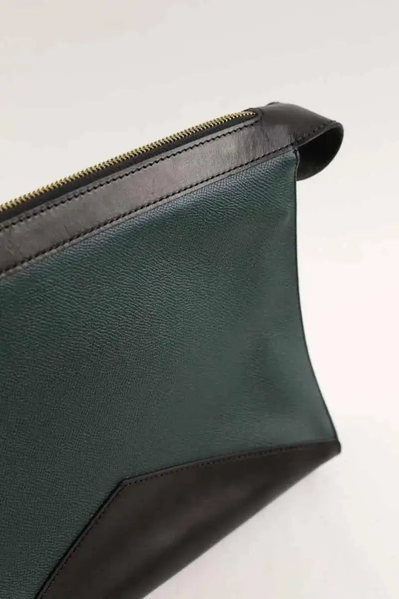 Pochette Walter Steiger Vert en Cuir