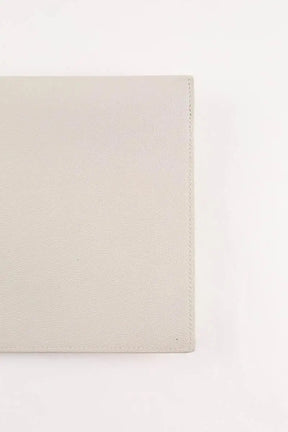 Pochette Yves Saint Laurent Uptown Pochette  Beige en Cuir