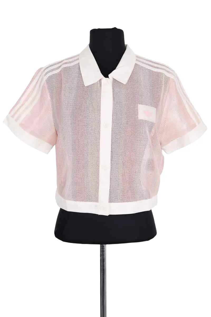 Polo Adidas Rose en Coton, taille L - Seconde Main