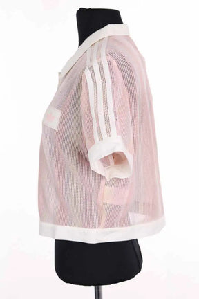 Polo Adidas Rose en Coton