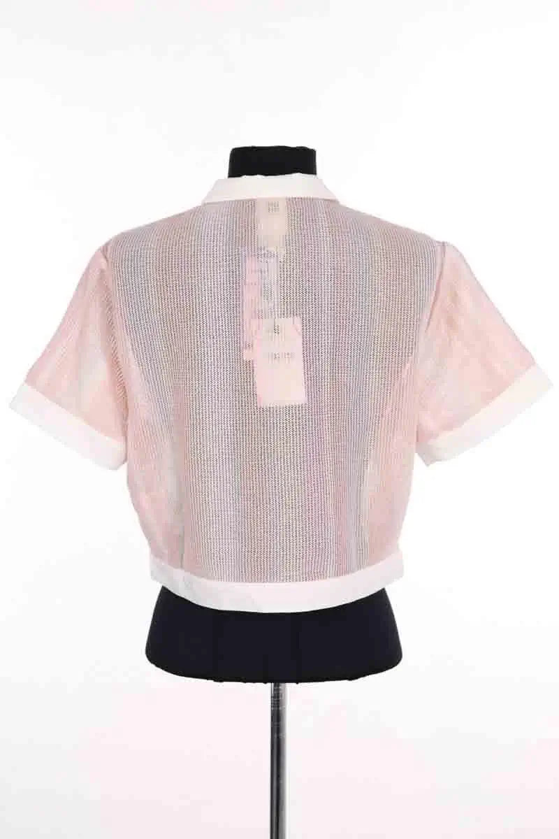 Polo Adidas Rose en Coton