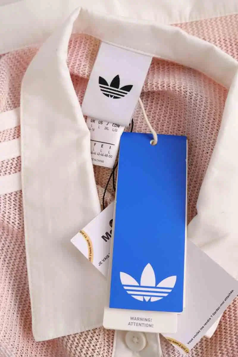 Polo Adidas Rose en Coton