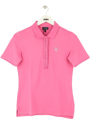 Polo Armani Jeans Rose en Coton, taille L - Seconde Main