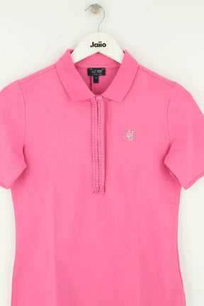Polo Armani Jeans Rose en Coton