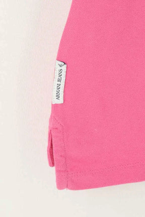 Polo Armani Jeans Rose en Coton