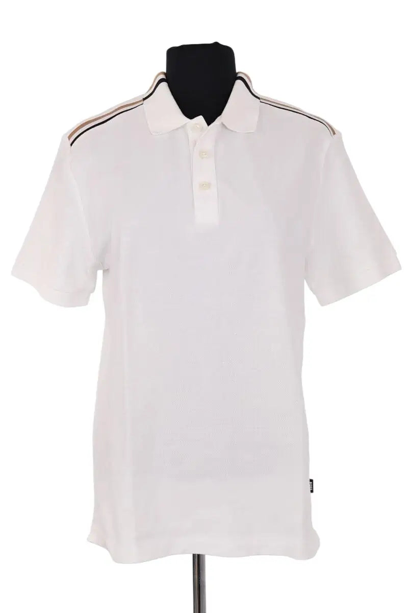 Polo Boss Blanc en Coton, taille S - Seconde Main