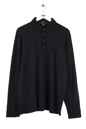 Polo Boss Noir en Coton, taille L - Seconde Main