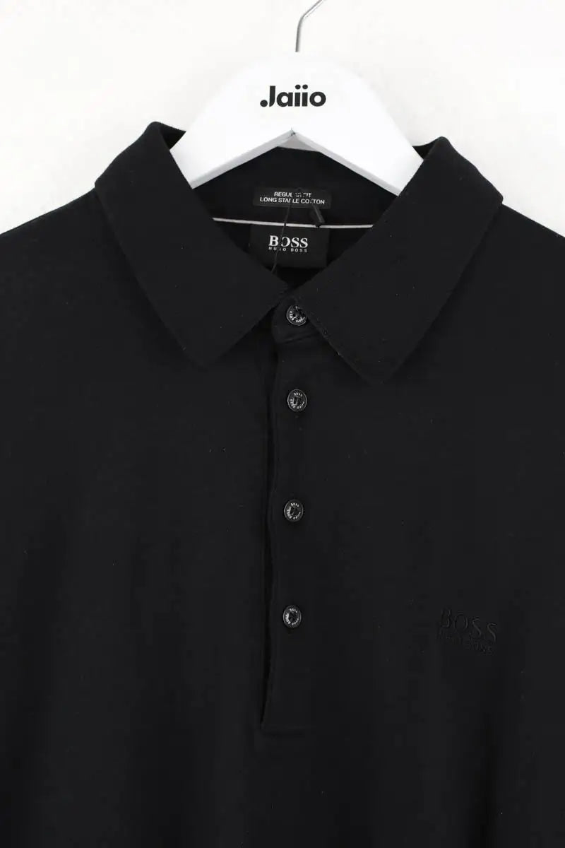 Polo Boss Noir en Coton