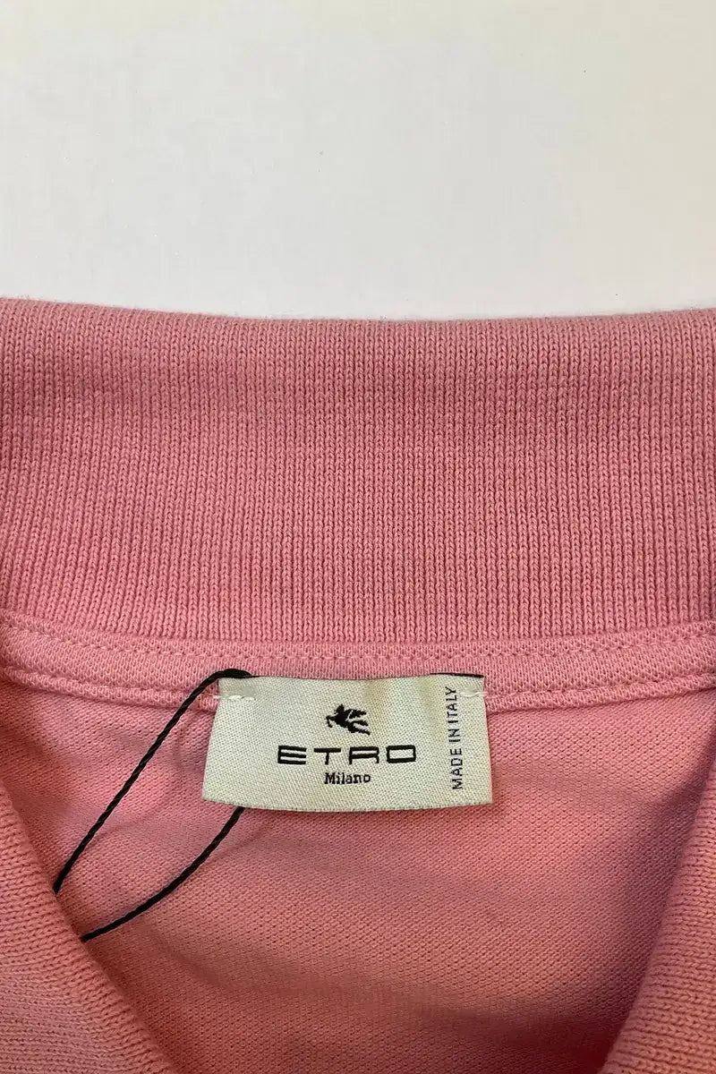 Polo Etro Rose en Coton