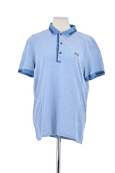 Polo Hugo Boss Bleu en Coton, taille L - Seconde Main