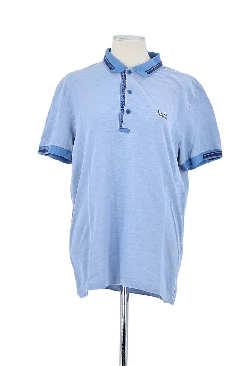 Polo Hugo Boss Bleu en Coton, taille L - Seconde Main