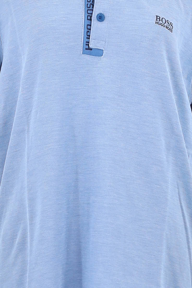 Polo Hugo Boss Bleu en Coton
