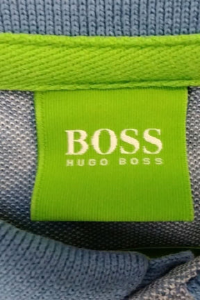 Polo Hugo Boss Bleu en Coton