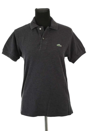 Polo Lacoste Anthracite en Coton, taille M - Seconde Main