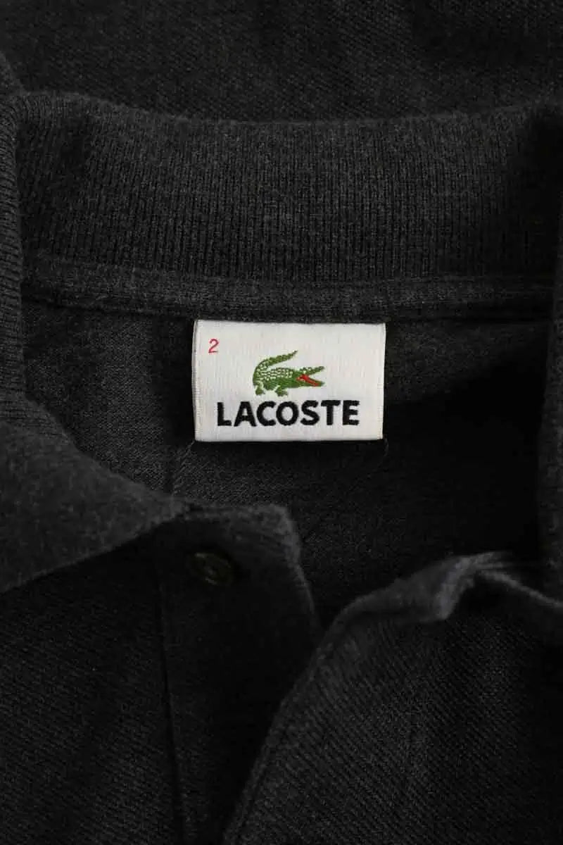 Polo Lacoste Anthracite en Coton