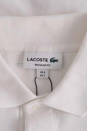 Polo Lacoste Blanc en Coton