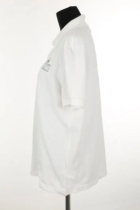 Polo Lacoste Blanc en Coton