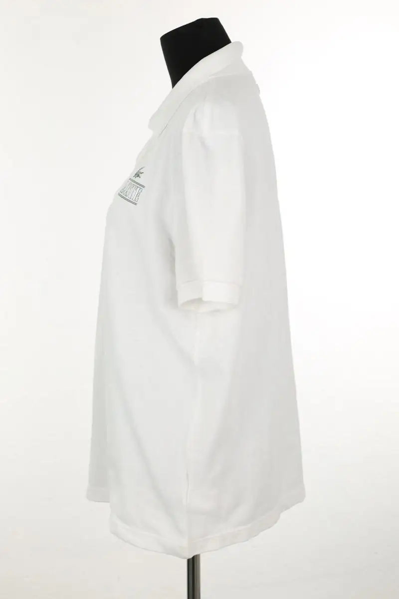 Polo Lacoste Blanc en Coton