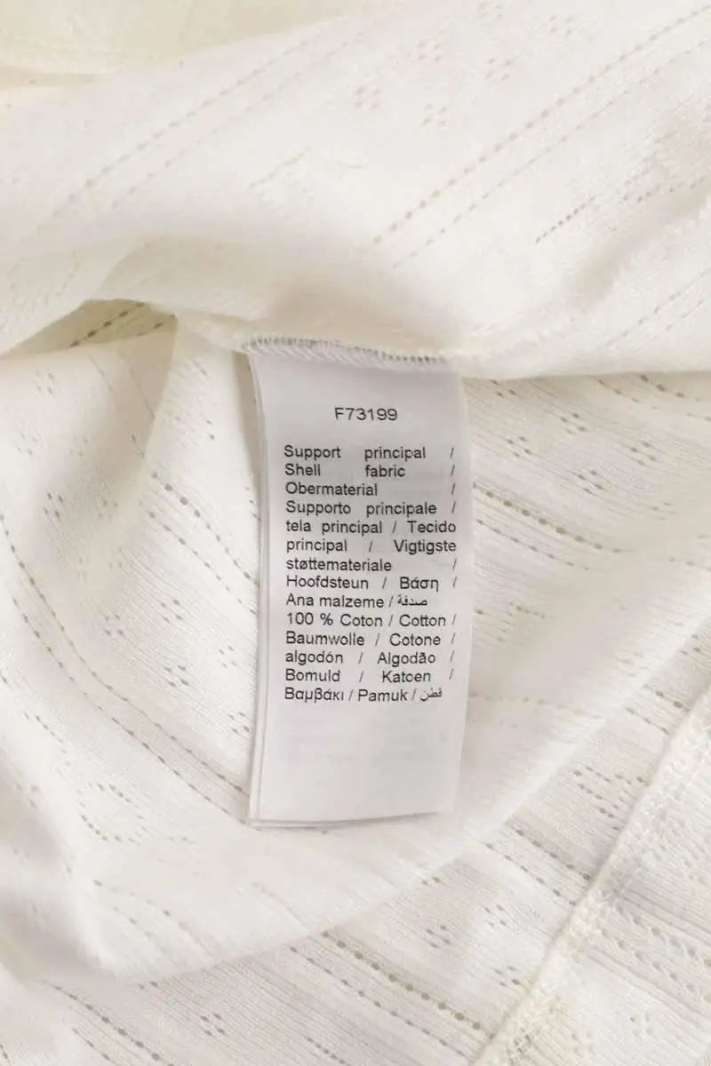 Polo Lacoste Blanc en Coton