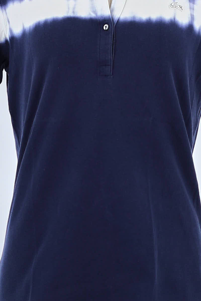 Polo Lacoste Bleu en Coton
