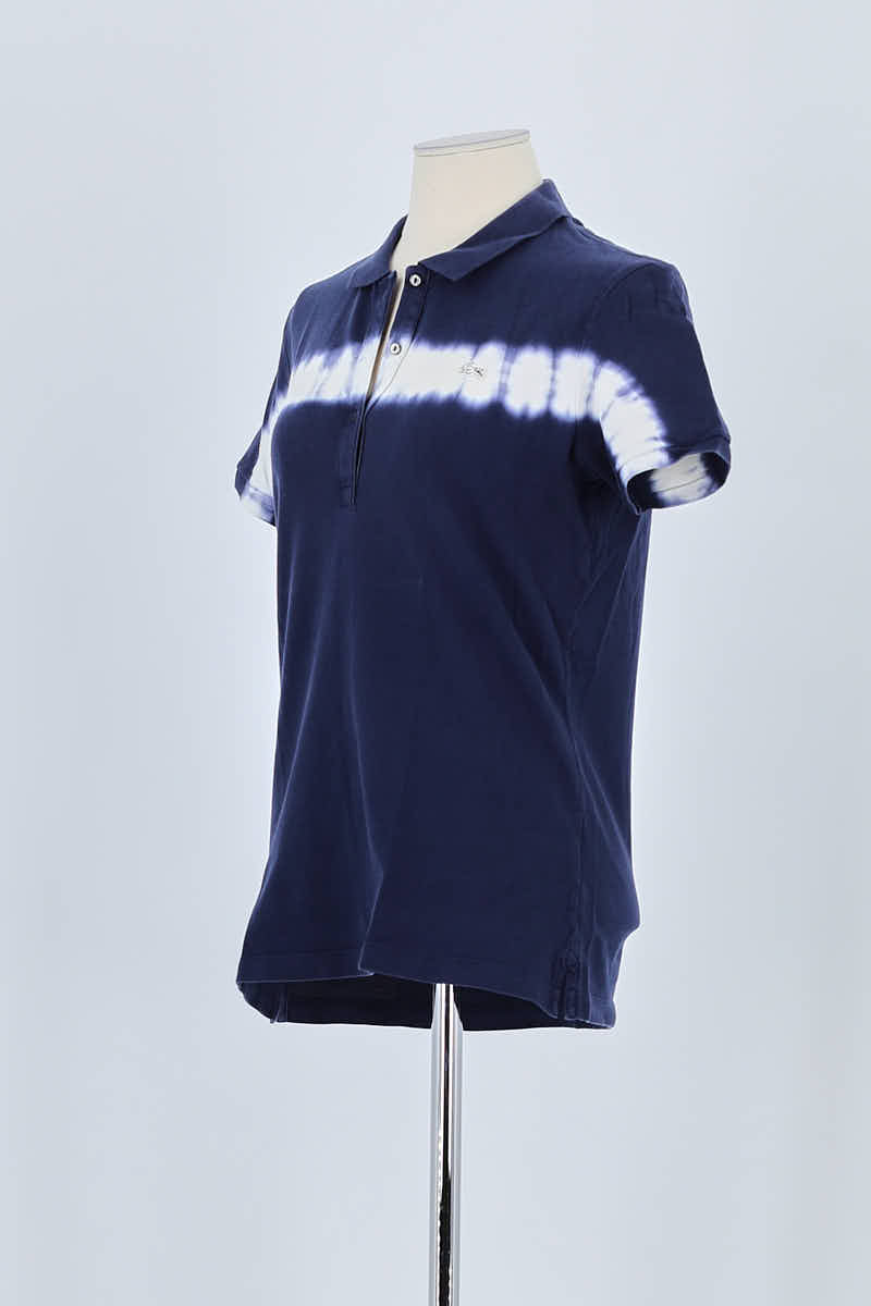 Polo Lacoste Bleu en Coton