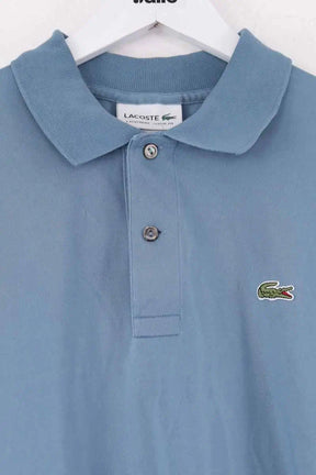Polo Lacoste Bleu en Coton