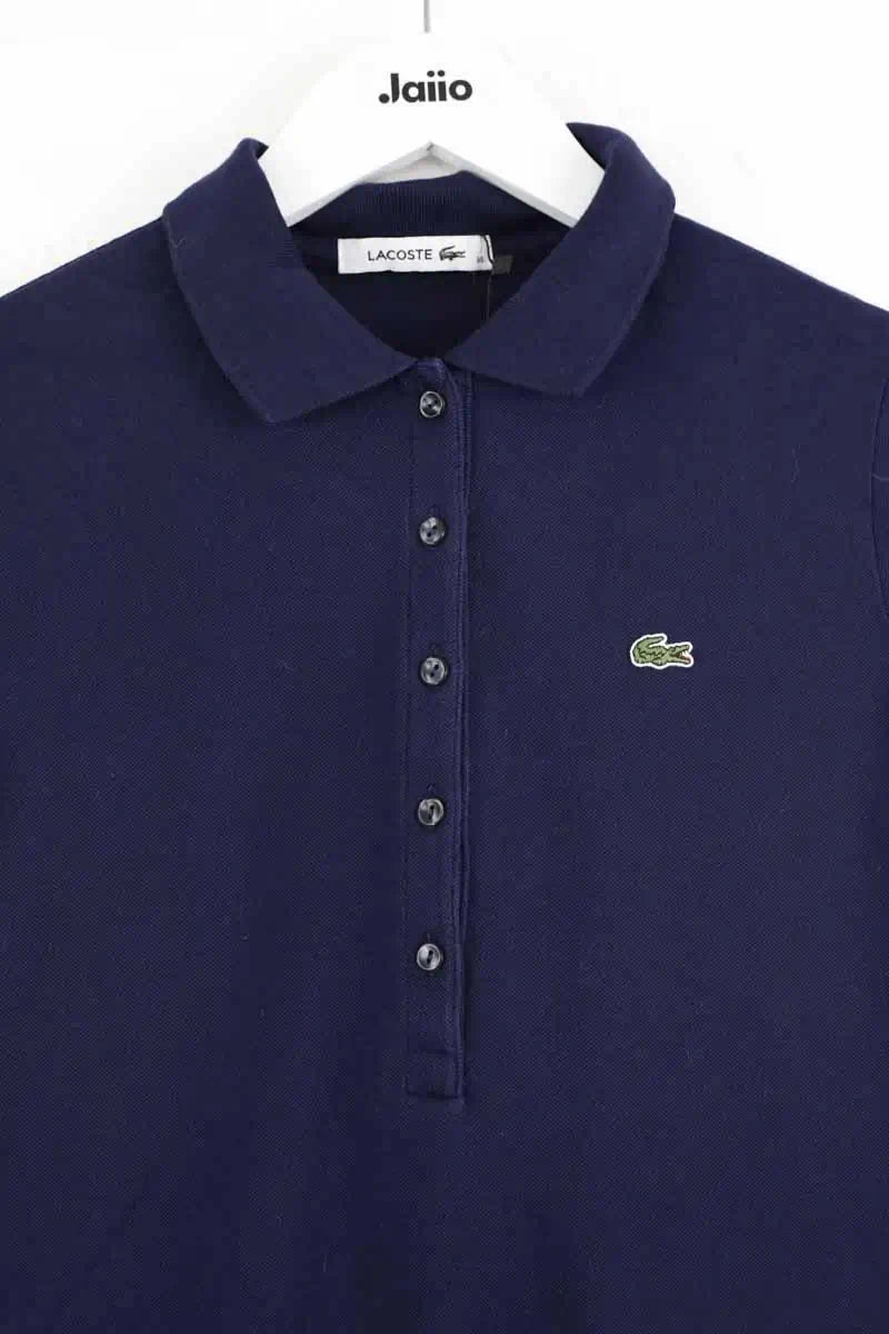 Polo Lacoste Bleu en Coton