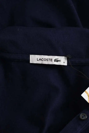 Polo Lacoste Bleu en Coton