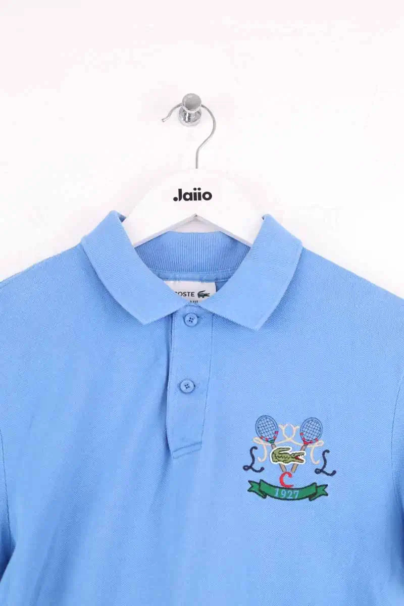 Polo Lacoste Bleu en Coton