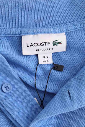 Polo Lacoste Bleu en Coton