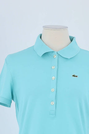 Polo Lacoste Bleu en Coton