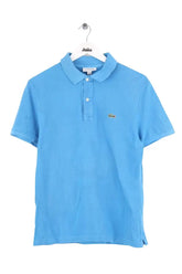 Polo Lacoste Bleu en Coton, taille XL - Seconde Main